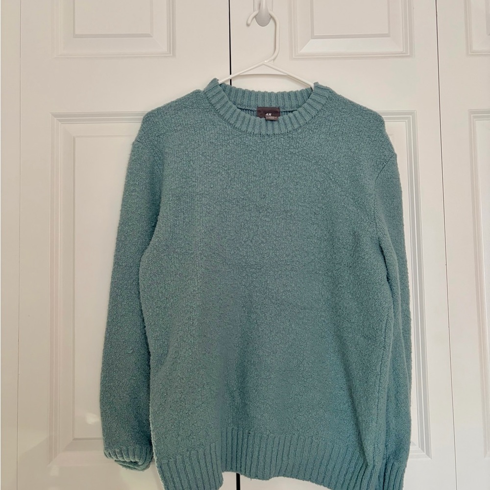 H&M Cozy Blue Sweater